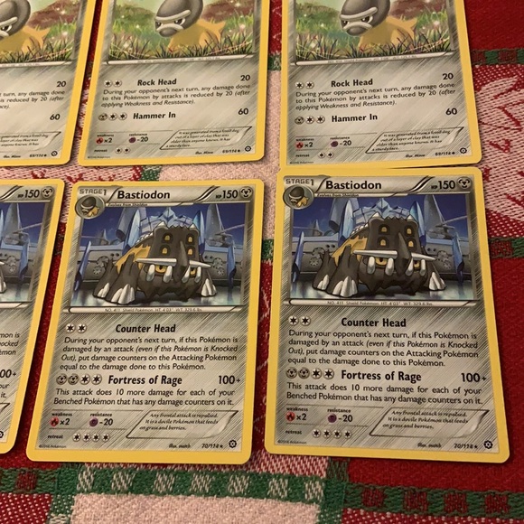 Pokemon TCG Shieldon/Badtiodon/Armor Fossil Trainer Bundle (13 Cards) - Picture 14 of 14